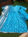 Cotton Fashionable stitched Gown designed long salwar kamez orna For Stylish Women / Girls ( 3 pcs ). 
