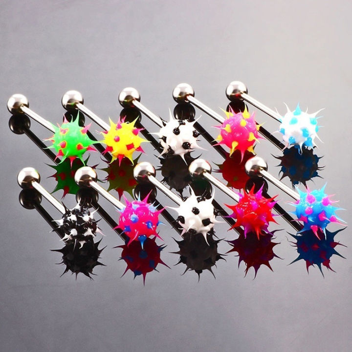 5/10PCS%20Silicone%20Tongue%20Ring%20Piercing%20Barbell%20Tragus%20Rings%20Stainless%20Stee%20Helix%20Ear%20Cartilage%20Earring%20Body%20Jewelry%20for%20Women%2014g%20-%20Image%206