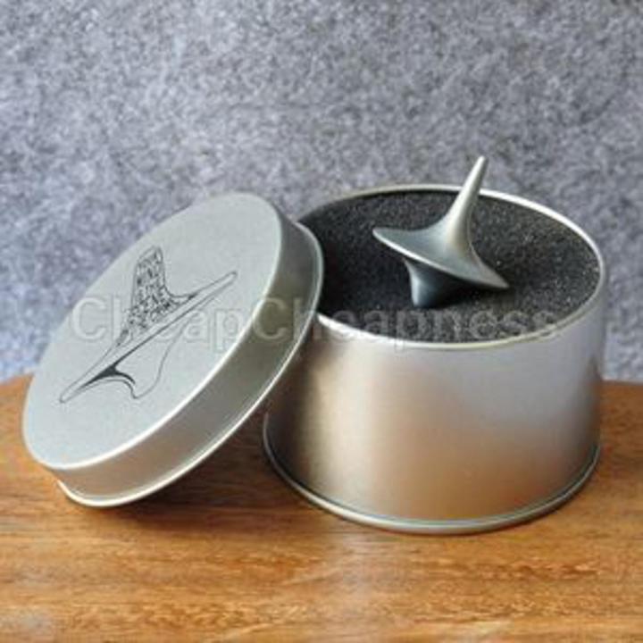 Mini Great Zinc Alloy  Spinning Top From Inception Totem Movie Children Toys  With Retail Metal Box ChristGift