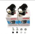 Motorcycle Or Car Mini Drivig Fog Light 1 Pcs 2 Colour White And Yellow. 