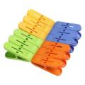 12pcs Multicolor Plastic Cloth Clips for Tie Dyeing - Garment Clips. 