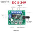 DC8-24V Brushless DC Motor Speed Controller Driver PWM Speed Control Board Pinpoint Regulator Forward And Backward Control 18KHz. 