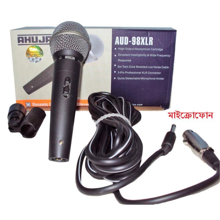 AHUJA AUD-98XLR Unidirectional Dynamic Microphone