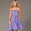 Women Satin Evening Dress.