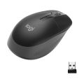 Logitech Wireless Mouse M190, Full Size Ambidextrous Curve Design, 18-Month Battery with Power Saving Mode, USB Receiver, Precise Cursor Control.
