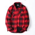 Men Long Sleeve Sherpa Lined Shirt Jacket Fleece Plaid Flannel Shirts Casual Autumn Winter Thick Warm Thermal Shirt USA Size.