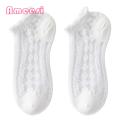 Ameesi Ankle Socks Non-slip Short Tube Summer Socks Girl Mesh Socks.