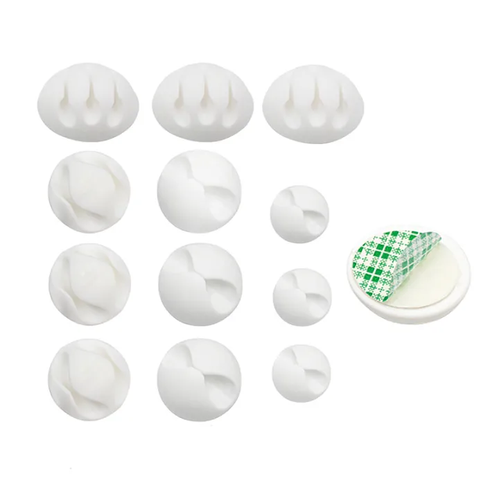 1/5PCS%20Self-Adhesive%20Cable%20Clip%20Winder%20Organizer%20Round%20Charger%20Cord%20Clips%20Desk%20Tidy%20Management%20Wire%20Adhesive%20Holder%20-%20Image%203