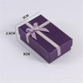 Velvet Jewelry box Compact Bowknot Gift packing Engagement ring box Earrings box for Wedding Anniversary Travel Jewelry storage Gifting.
