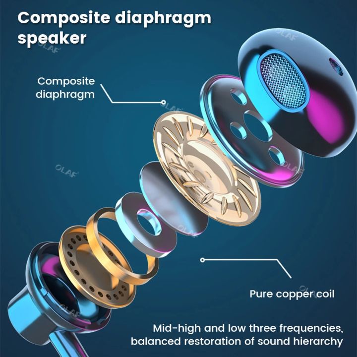 Timack%C2%AE%20Bluetooth%20Earphones%20Hanging%20Neck%20In-ear%20Bluetooth%20Headset%205.2%20TWS%20Wireless%20Earbuds%20HiFi%20Stereo%20Super%20Bass%20Sports%20Waterproof%20Neckband%20Magnetic%2012Hrs%20Playtime,%20Noise%20Reduction%20Headphones%20With%20Microphone%20-%20Image%204