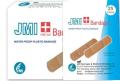 JMI First Aid Bandage 100 pcs box (Waterproof, Breath Freely, Flexible, Non-Sticky Plastic Bandage). 