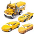 【WSJJ Store】（NEW）Disney Pixar Cars 3 Lightning McQueen Cruz Truck All Cartoon Model Jackson 1:55 Toys Vehicles Christmas Gifts. 