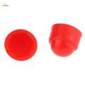 10Pcs Red Plastic Dome Hex Bolt Nut Protection Caps Cover M8 13 x 15mm. 