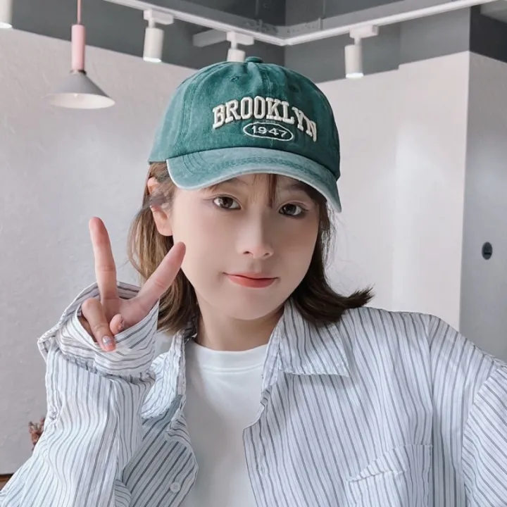 brooklyn%20Alphabet%20Baseball%20Cap%20Cowboy%20baseball%20cap%20-%20Image%206