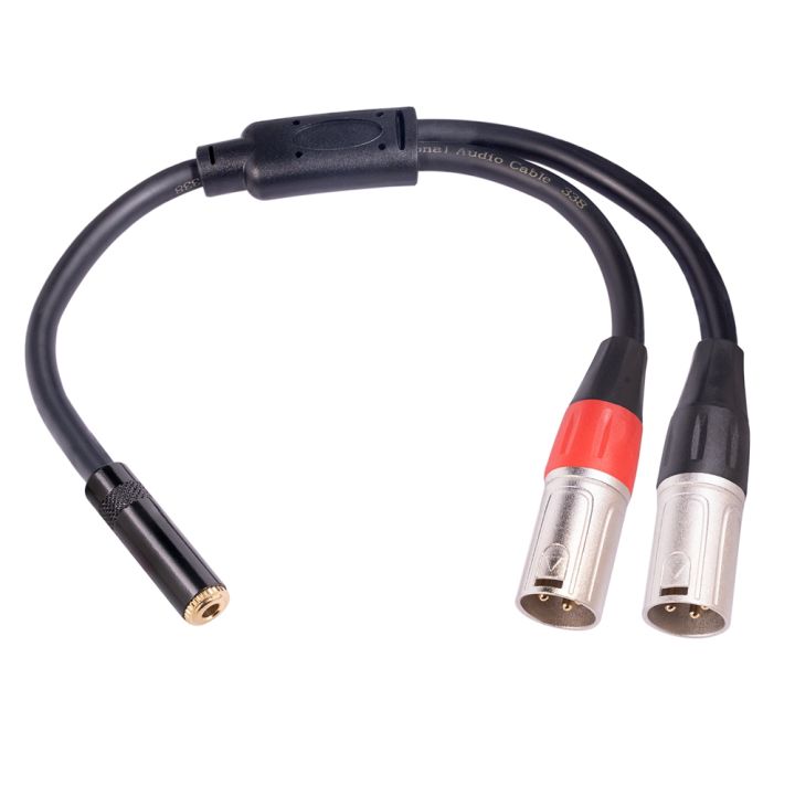 3.5mm%20Stereo%20Female%20Jack%20to%20Dual-XLR%203%20Pin%20Male%20Plug%20Y%20Splitter%20OFC%20Aux%20Audio%20Cable%20Three-Core%20Audio%20Adapter%20Cable%20-%20Image%202