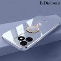 New Phone Case For Tecno Spark Go 2024 Cover Soft 6D Electroplating Antioxidant Ring Bracket Attraction for Tecno Spark Go 2024 Case. 