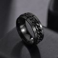 New Self-defense Ring Portable Finger- Ring For Men- Black Finger Ring.