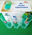 Everyday Use good quality strong  Crystal Clear transparent Beautiful unique design Water /Drinking /Coke / Sorbat/Milk/ Lassi/ premium glass Set 6 Pieces per  capacity 300Ml. 