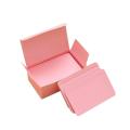 Paper Blank Index Flash Cards DIY Greeting Quick Message, 90 Sheets Pink. 