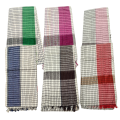 Kumarkhali Kushtiar 3.5 Hand White with Multicolor Towel Gamcha / 1 Pc 3.5 Hat Traditional / Gamcha Towel for Man and Women Bath / Suti Towel Gamsa / Gamcha Towel / Large Gamcha  Towel / Towel for Man and Women. 