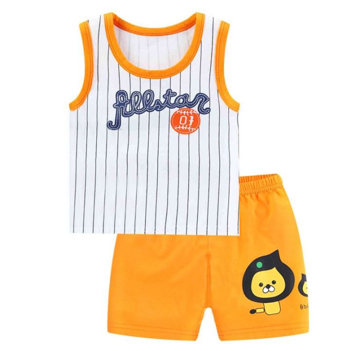 Baby%20Summer%20Pure%20Cotton%20Sleeveless%20Suit%20Baby%20Thin%20Vest%20Set%20Children%20Boys%20Little%20Boys%20Western%20Style%20Summer%20Sports%20-%20Image%207