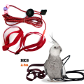 Adjustable parrot Bird Aviator Harness Leash Anti-Bite Flying Training Rope Pet Outdoor Traction Fit Cockatiel coniur ringneck parrot  @ others birds. 