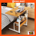 Laptop Table Height Adjustable Movable Laptop Desk With Storage Shelf Lazy Sofa Corner Lift Computer Desk Table 2 Layers.. 