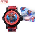 MARVEL Spider Man Projection LED Digital Watches Children Cool Cartoon Watch Kid Birthday Gift Disney Boy Girl Clock Toy. 