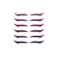 6 Pairs Eyeliner Stickers Lazy Useful Reusable Cat Eye Eyelid Line Stick Double Eyelid Glitter Silver Sticker Eyes Makeup Tools.