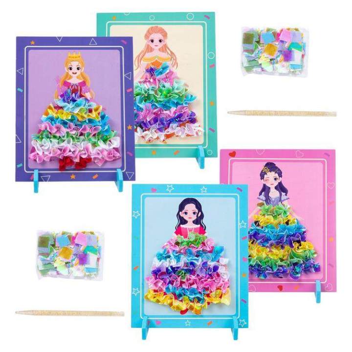 Dress up Sticker Book Princess Dress up Sticker Book Make Your Own Princess Stickers Reusable Sticker Books Travel Car Busy Book Christmas Birthday Gifts for Kids elegant