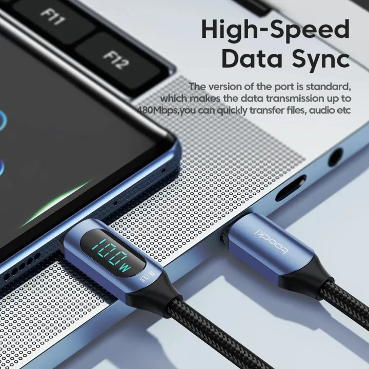 Toocki%20Type%20C%20to%20Type%20C%20Cable%20100W%20PD%20Fast%20Charging%20Charger%20USB%20C%20to%20USB%20C%20Display%20Cable%20For%20Xiaomi%20POCO%20f3%20Realme%20Macbook%20iPad%20-%20Image%205