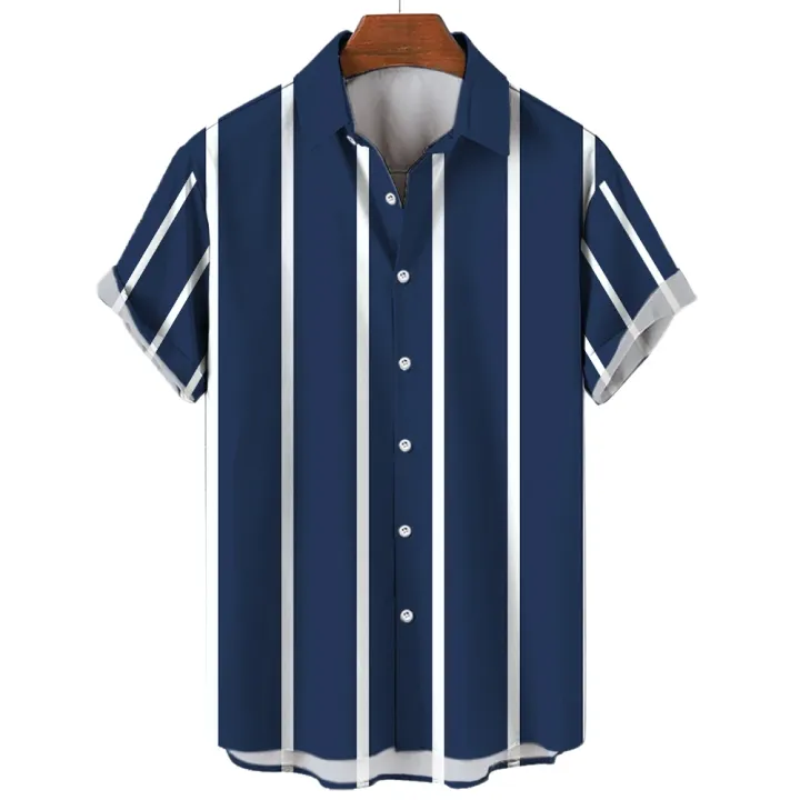 Hawaiian%20Vacation%20Summer%20for%20Men%20Shirts%20Stripes%20Print%20Lapel%20Short%20Sleeve%20Top%20Tees%20Oversized%20Loose%20Breathable%20Shirt%20Male%20Casual%20-%20Image%204