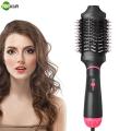 One Step Hair Dryer Volumizer Hair Styler Negative Ion Hot Air Brush 5 in 1 Curling Iron Straight Electric Blowdryer Wind Roller.