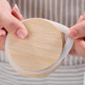 10Pcs Bamboo Wood Lid Glass Jar Airtight Canister Kitchen Storage Bottles Jars Food Container Tea Coffee Beans Candy Jar. 
