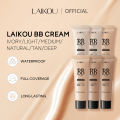 LAIKOU Waterproof BB Cream Concealer Long Lasting Foundation Oil Control Make Up 30ml.