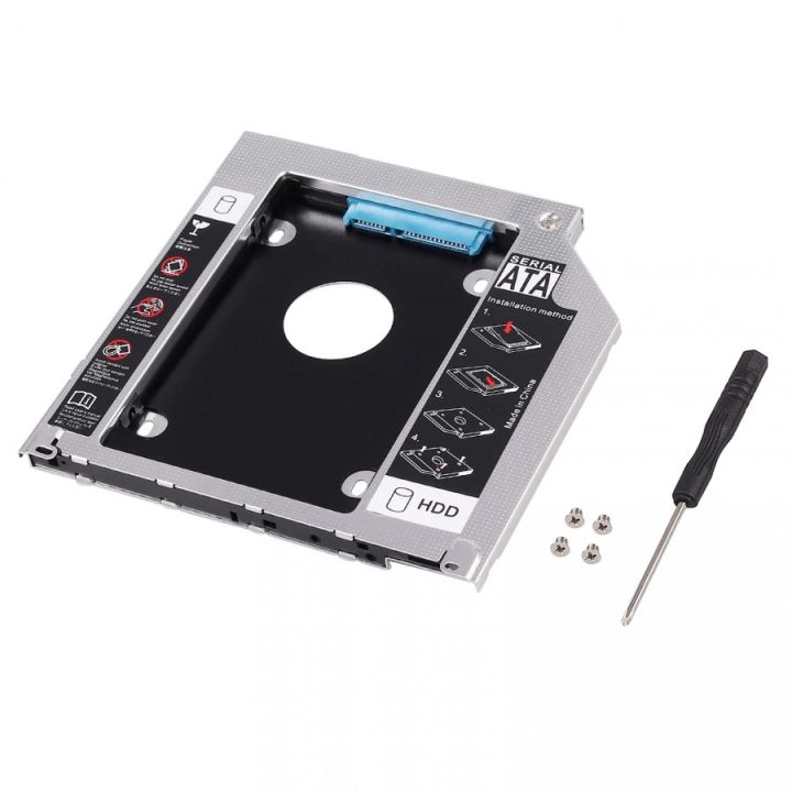 Second%20HDD%20Caddy%209.5mm%20Universal%20Sata%20Slim%20Hard%20disk%20Holder%20For%20Laptop%20CD/DVD%20Optical%20Drive%20Bay%20-%20Image%202