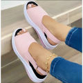 Women's Shoes Summer New Breathable Wedge Sneakers Lightweight Casual Walking Shoes Outdoor Open Toe Ladies Sandals.