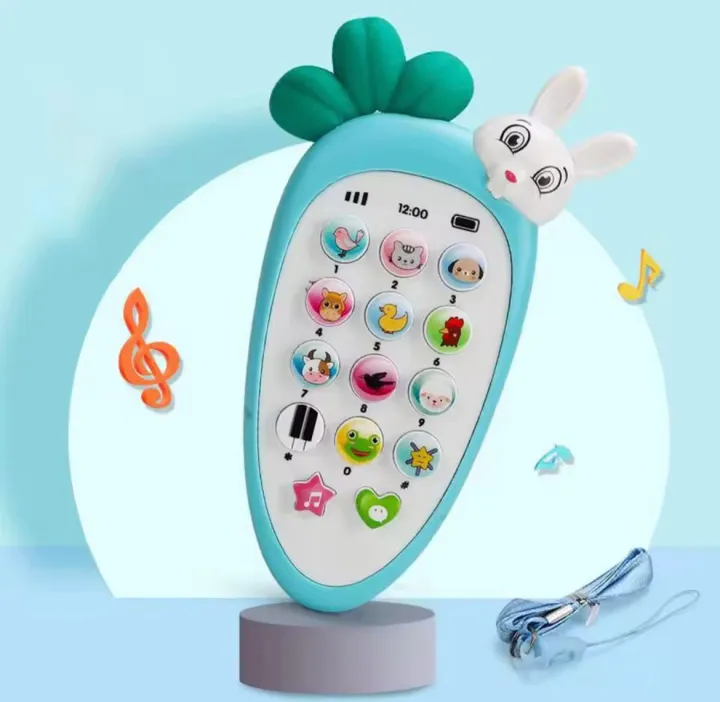 Rabbit%20shape%20Baby%20Music%20Cell%20Phone%20Toy%20and%20Teether%20for%20Learning%20and%20Play%20Early%20Education%20Telephone%20with%20Silicone%20Teether%20Music%20Lights%20for%200-1%20%20Year%20or%20above%20Old%20Kids%20-%20Image%202