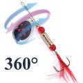 16pcs Spinners Spoons Crankbaits Bass Fishing Lures Kit Portable Swivel Sequins Trout Rig Jigs Hooks Fishing Equipment. 