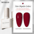 【Hot New Release】 MAYCHAO 12ml Gel Nail Polish 48 Colors Glossy Semi Permanent Soak Off UV LED Frosted Gel Nails Painting Varnish.