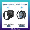 Protective Bumper Case For Samsung Galaxy Watch 7 Ultra 47mm And 40mm/44mm- PC Protective Cover- Samsung Galaxy Watch 7 Ultra 47mm and 44mm 40mm Hard Bumper PC All-Around Shell Protector.