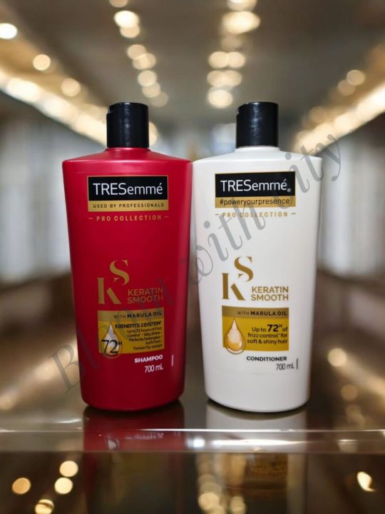 Tresemme Keratin Smooth Molecular Keratin Complex Shampoo + conditioner 700 ml (UAE)