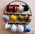 Hanging Metal Mug Organizer Cup Display Stand Kitchen Rack - Display Your Mugs In Style.