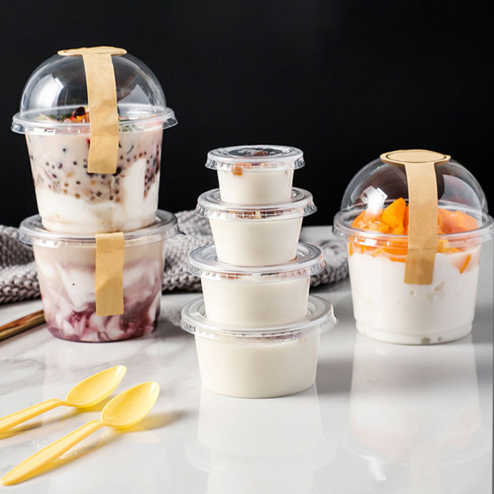 100Pcs/set%201/2/3/4/5/6oz%20Jelly%20Home%20Box%20Sauce%20Yogurt%20Mini%20Bowl%20Small%20Party%20Plastic%20Cup%20Pudding%20-%20Image%204