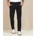 Black Premium Casual Gabardine Pant. 