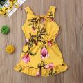 Baby Girls Floral Romper Bodysuit Jumpsuit Kids Sleeves Clothes. 