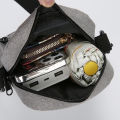 Men's shoulder bag, casual fashion, oxford cloth men's bag, light sports crossbody bag, men's mobile phone, mini small shoulder bag. 