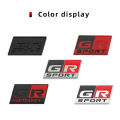 3D Metal Car Sticker GR Sport Logo Badge Emblem Decal for Toyota HV YARiS GRMN GR Sport RZ RC RS Prius Lexus Harrier GR Sticker.