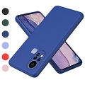 For Infinix Hot 11S Strong Liquid Silicone Soft Gel Rubber Shockproof phone Case back cover. 