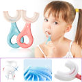 Baby Toothbrush Children 360 Degree U-shaped Child Toothbrush Teethers Soft Silicone Baby Brush Kids Teeth Oral Care Cleaning.